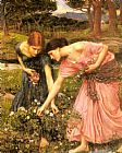 Gather ye rosebuds while ye may by John William Waterhouse